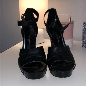 Black heels